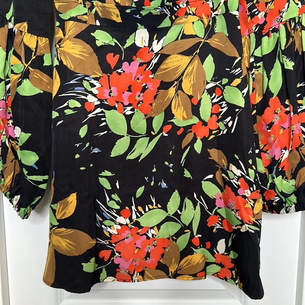 Women’s Catrina Dress size 8 in Navy‎ and floral print Autumn Adeigbo